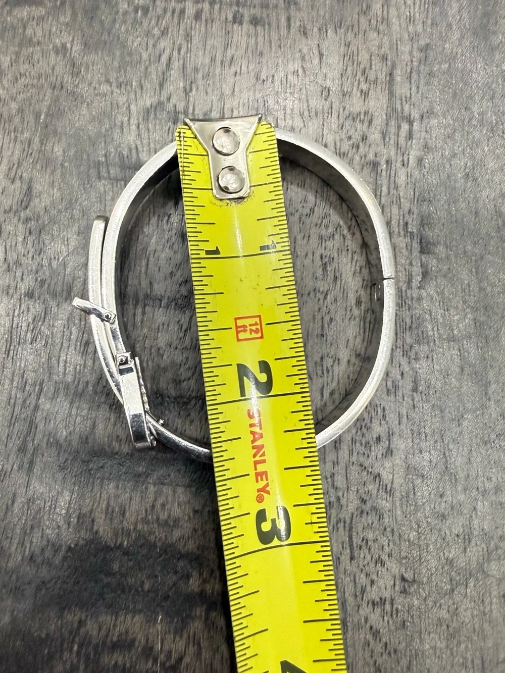 Men's Silver-Tone Buckle Cuff Bracelet